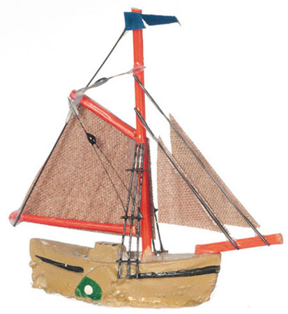 Dollhouse Miniature Ship